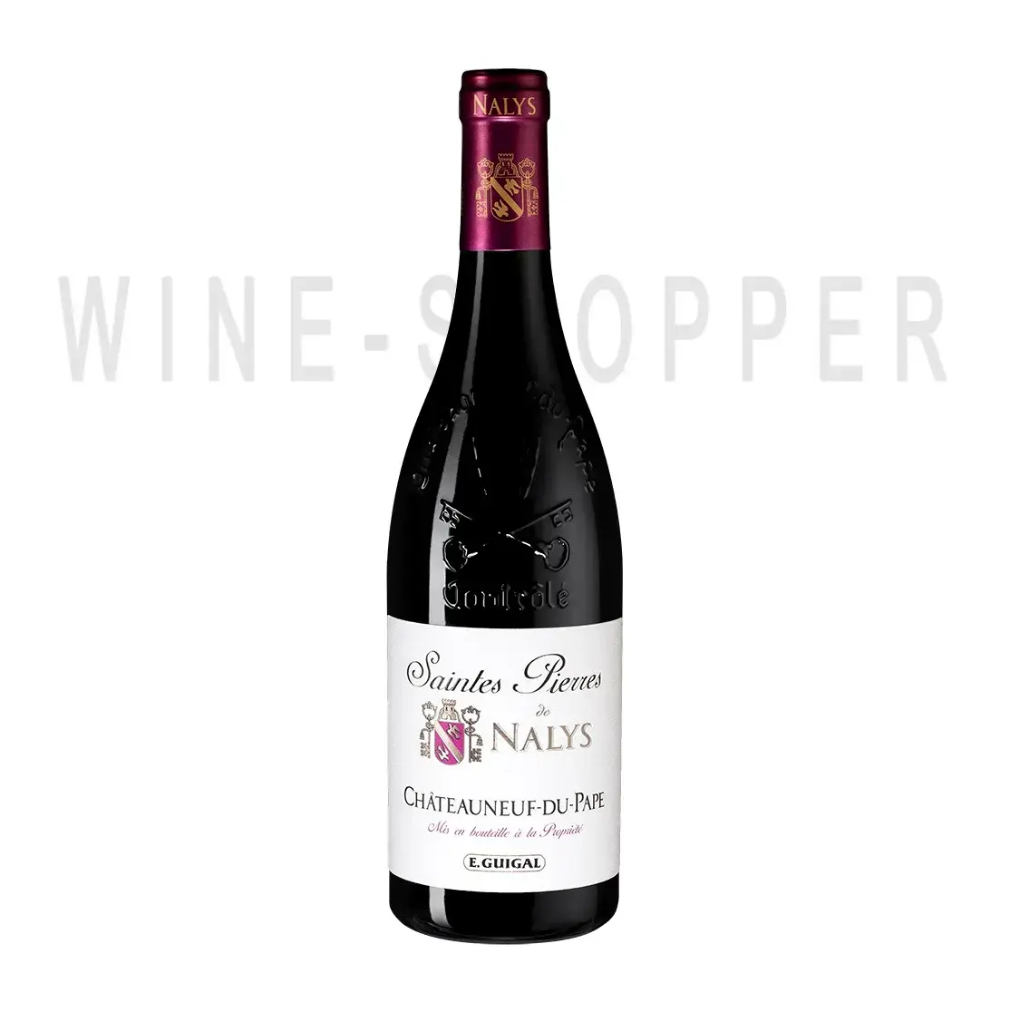 Вино Saintes Pierres de Nalys Rouge Chateauneuf-du-Pape AOC 2017 0.75 л