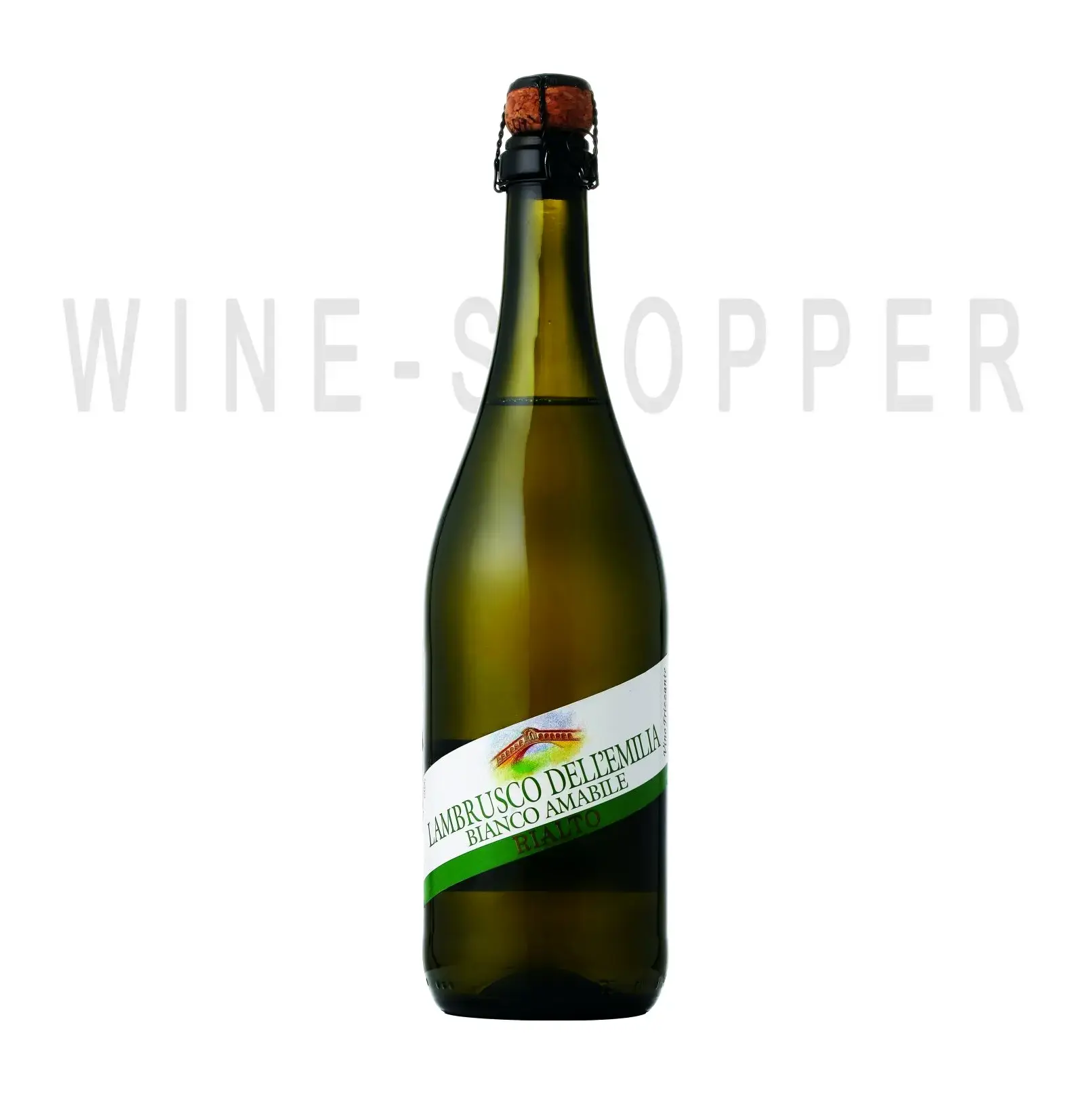Игристое вино Contri Spumanti Rialto Lambrusco dell'Emilia IGT Bianco Amabile 0.75 л