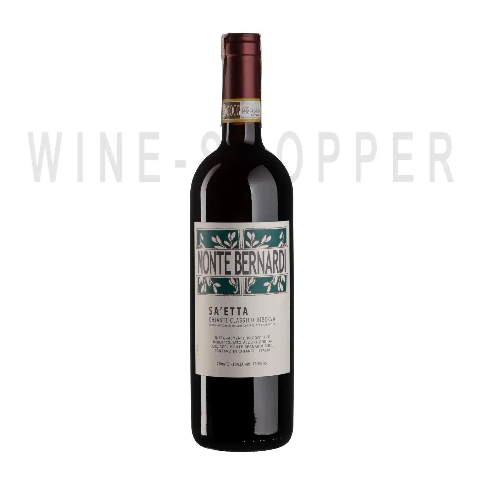 Вино Monte Bernardi Sa Etta Chianti Classico Riserva DOCG 2018 0.75 л