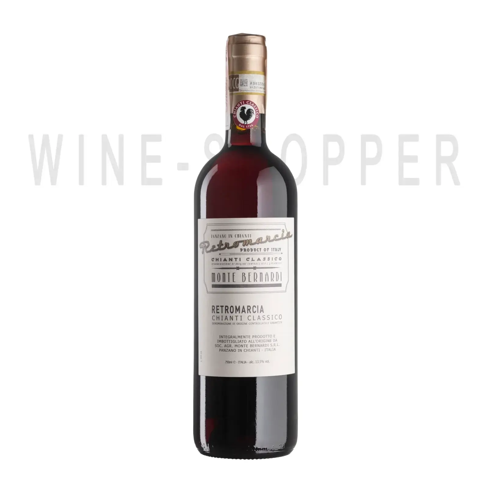 Вино Monte Bernardi Retromarcia Chianti Classico DOCG 2020 0.75 л