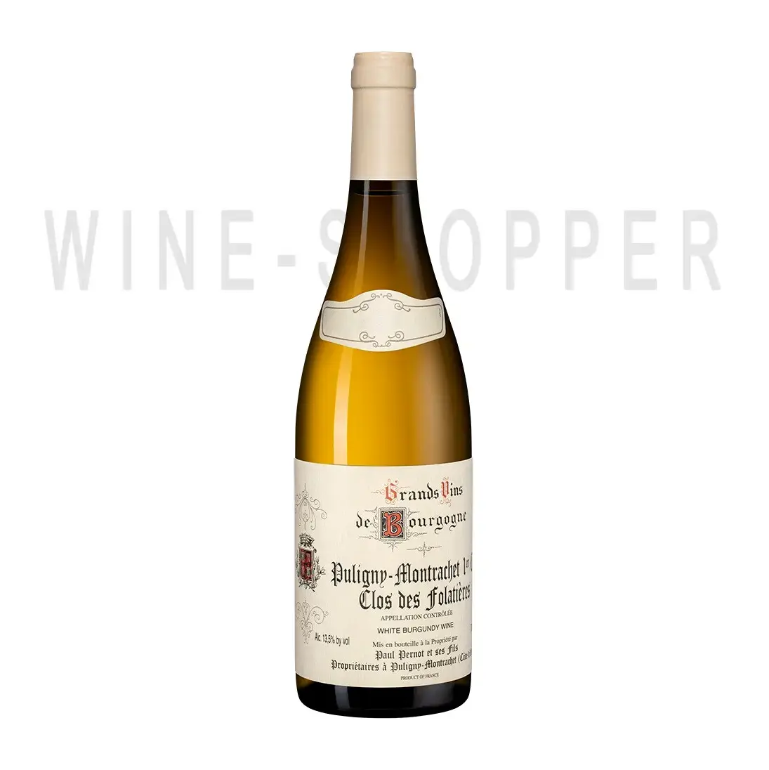Вино Domaine Paul Pernot & Fils Puligny-Montrachet 1er Cru Clos de Folatieres AOC 2019 0.75 л