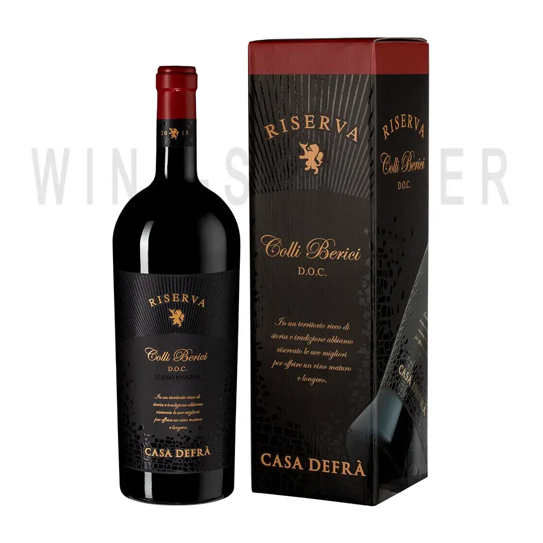 Вино Casa Defra Colli Berici DOC Riserva 2018 gift box 0.75 л