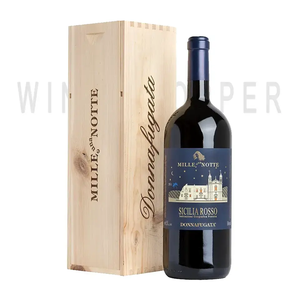 Вино Donnafugata Mille e una Notte Sicilia DOC wooden box 2018 1.5 л