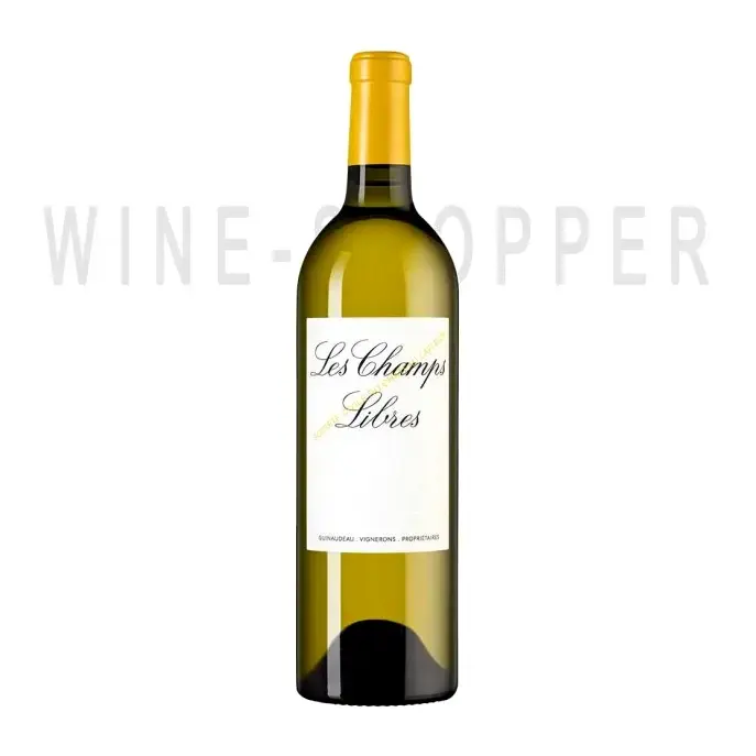 Вино Les Champs Libres Blanc Bordeaux AOC 2020 0.75 л