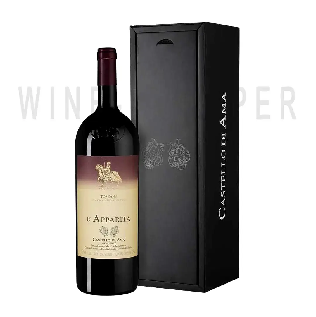 Вино Castello di Ama Merlot IGT l'Apparita 2018 gift box 1.5 л