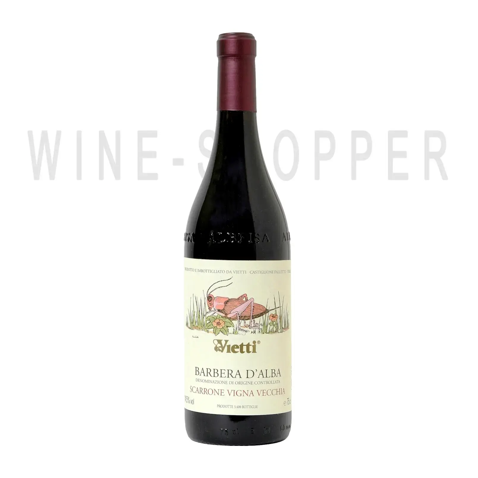 Вино Vietti Barbera d'Alba Scarrone Vigna Vecchia DOC 2020 0.75 л