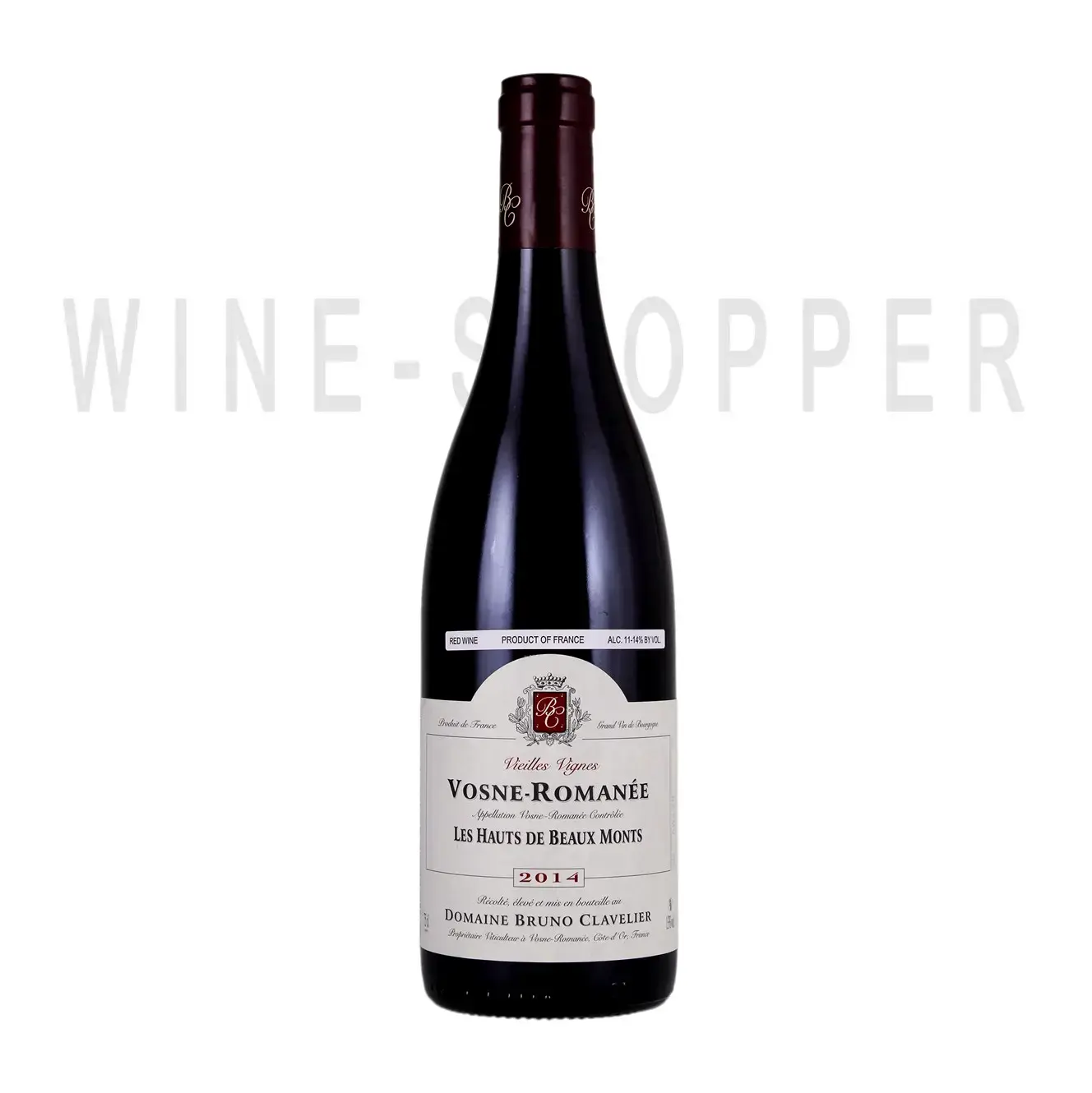Вино Domaine Bruno Clavelier Vosne-Romanee Les Hauts de Beaux Monts Vieilles Vignes AOC 2015 0.75 л