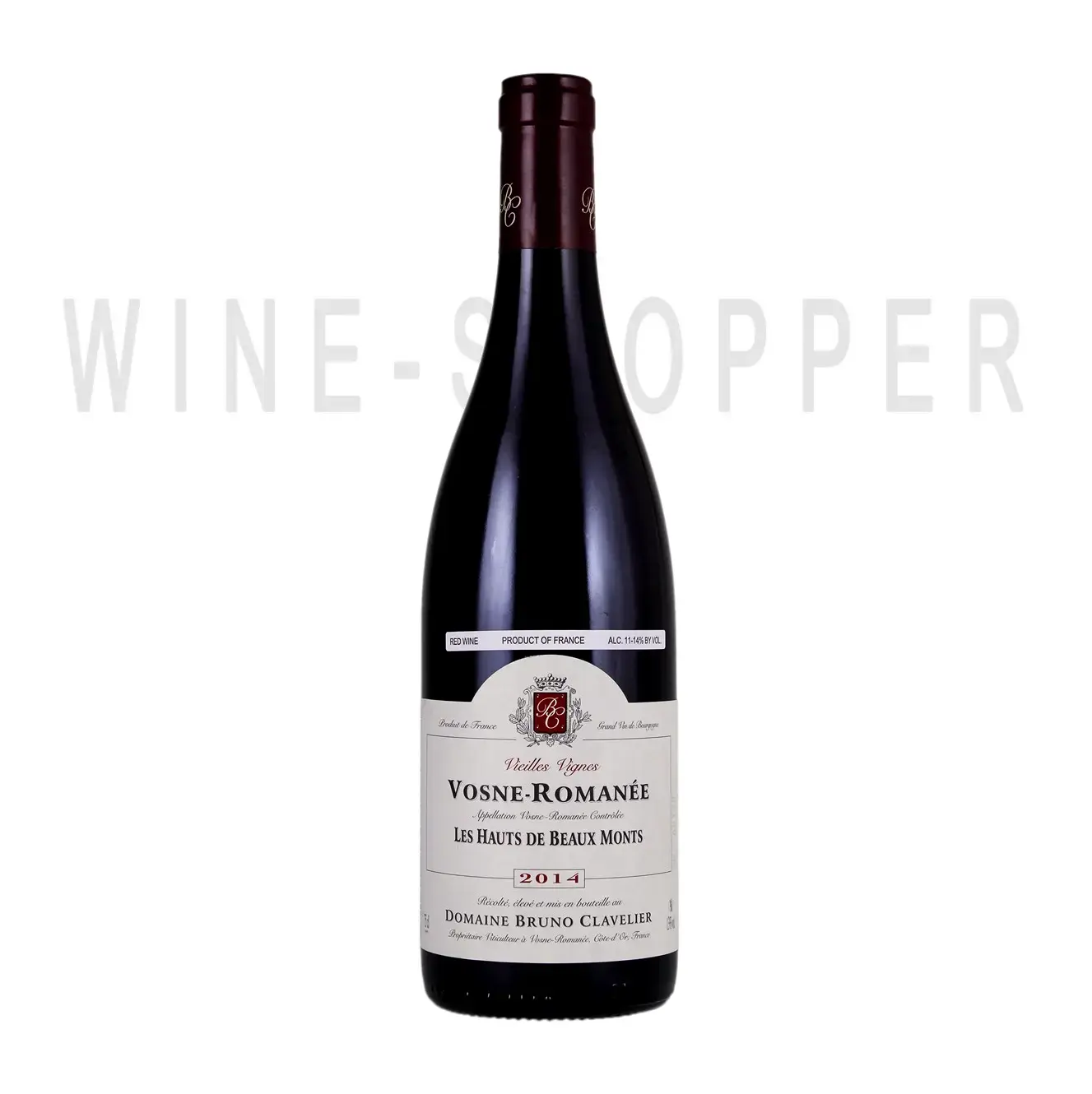 Вино Domaine Bruno Clavelier Vosne-Romanee Les Hauts de Beaux Monts Vieilles Vignes AOC 2016 0.75 л
