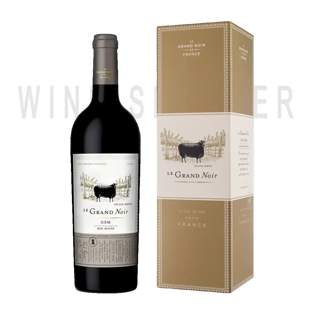 Вино Le Grand Noir Winemaker’s Selection Grenache-Shiraz-Mourvedre 2016 0.75 л