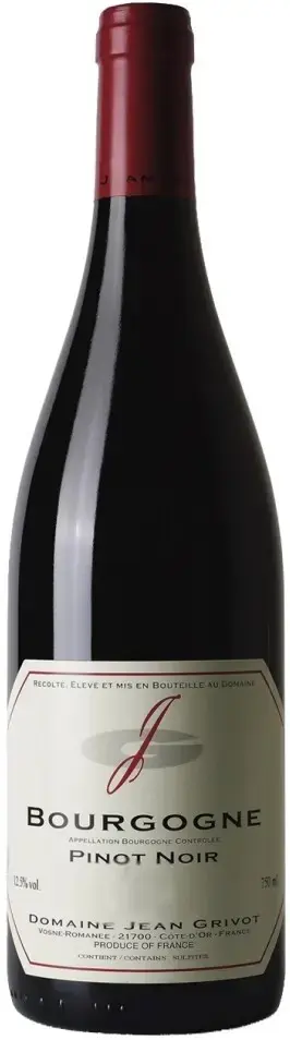 Вино Domaine Jean Grivot Bourgogne Pinot Noir AOC, 2018, 0.75 л