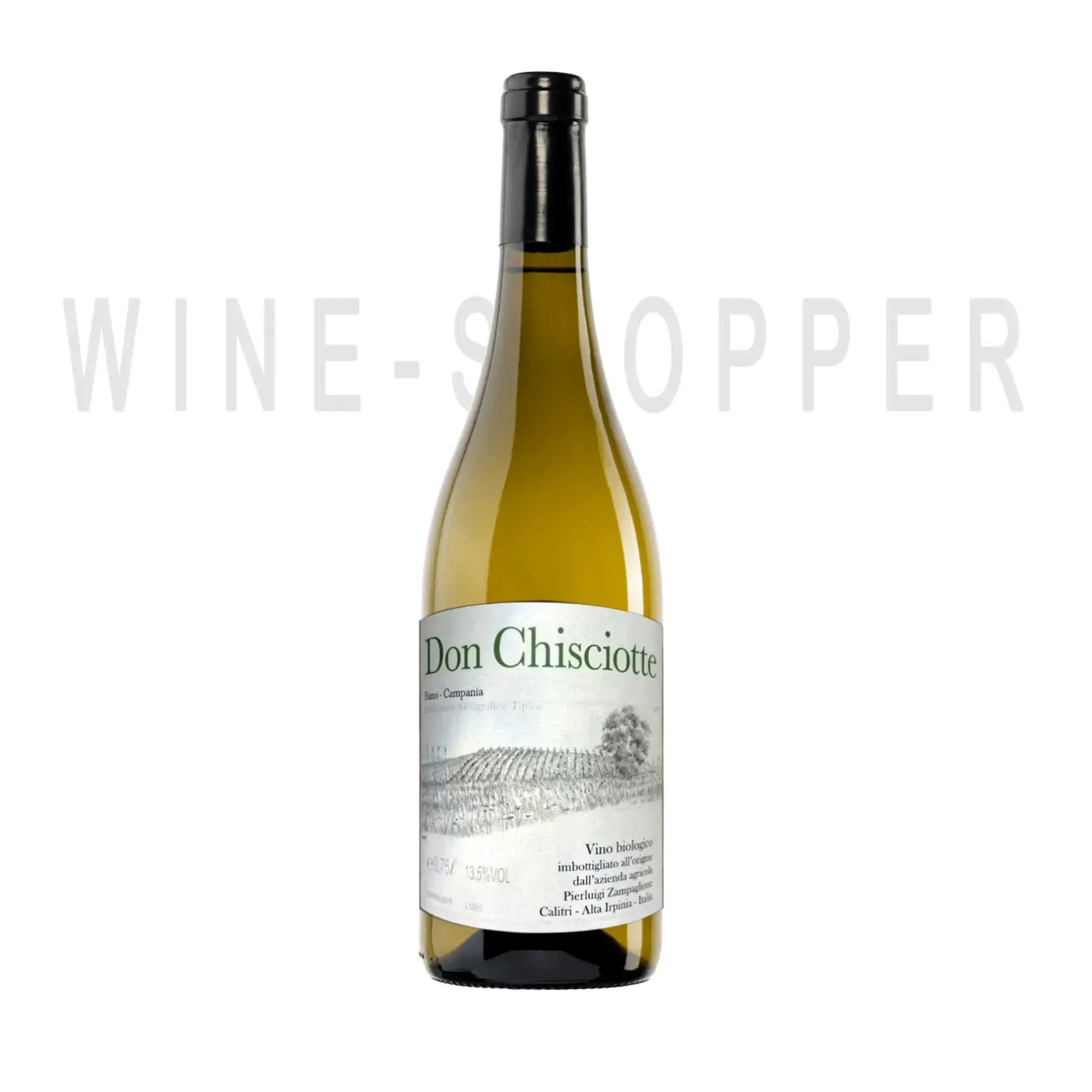 Вино Pierluigi Zampaglione Fiano Don Chisciotte 2018 0.75 л
