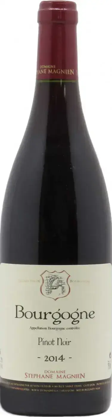  Domaine Stephane Magnien Pinot Noir Bourgogne AOC 2014 0.75 л