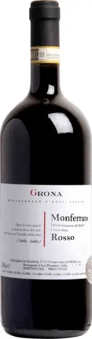 Вино Grona SSA, Monferrato Rosso DOC, 2019, 1.5 л