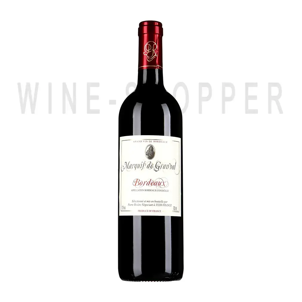 Вино Marquis de Granval Bordeaux AOC 2018 0.75 л