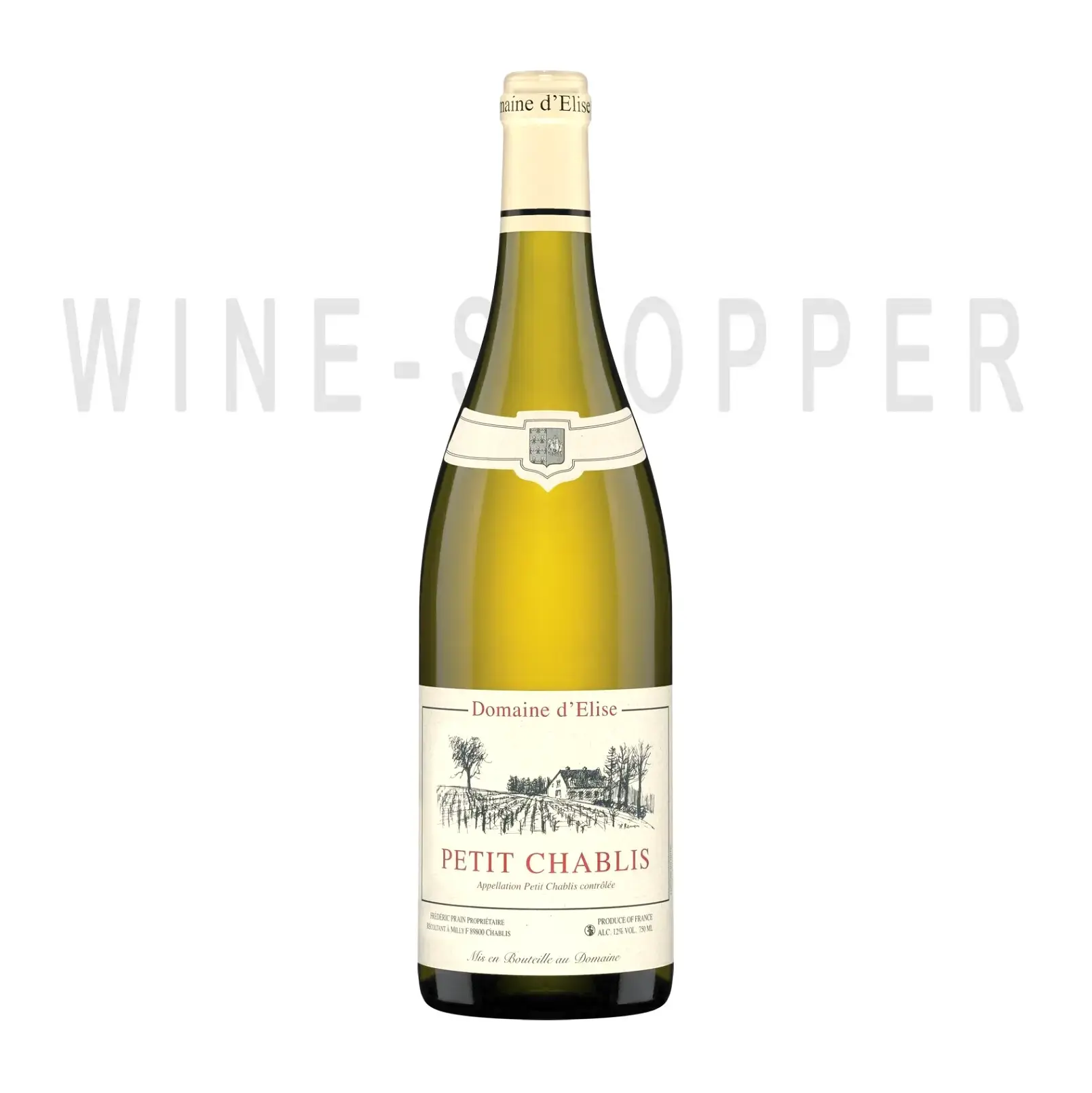 Вино Domaine d'Elise Petit Chablis AOC 2020 0.75 л