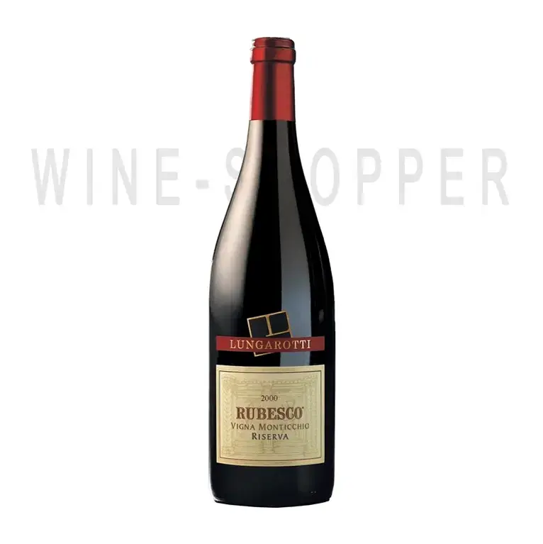 Вино Lungarotti Rubesco Riserva Vigna Monticchio Torgiano Rosso Riserva DOCG 2000 0.75 л