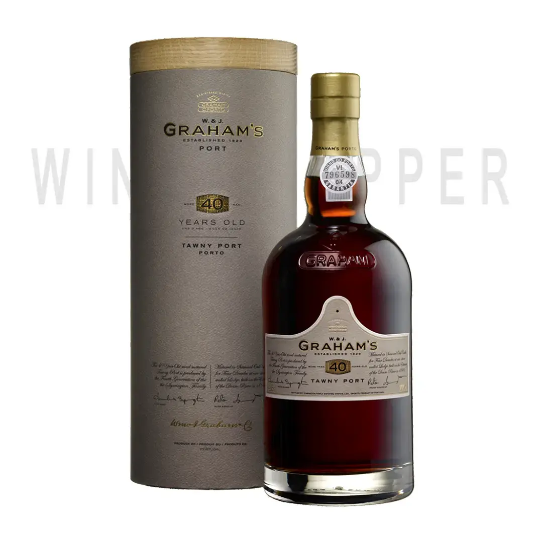Портвейн Graham's 40 Year Old Tawny Port in a gift box 0.75 л