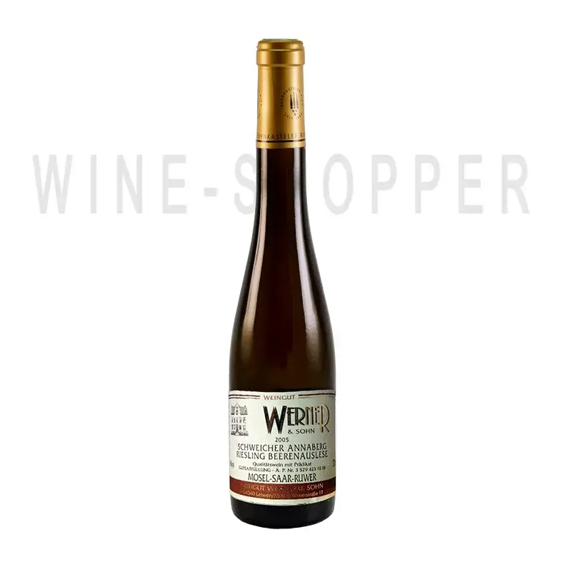 Вино Weingut Werner & Sohn Schweicher Annaberg Riesling Beerenauslese 2005 0.375 л