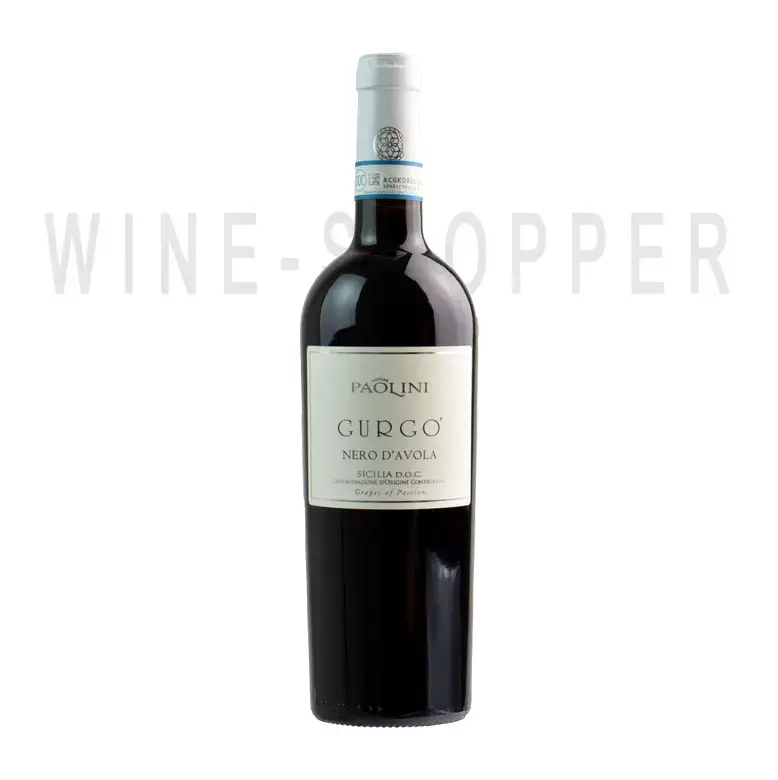 Вино Cantine Paolini Gurgo Nero d'Avola Sicilia DOC 2020 0.75 л