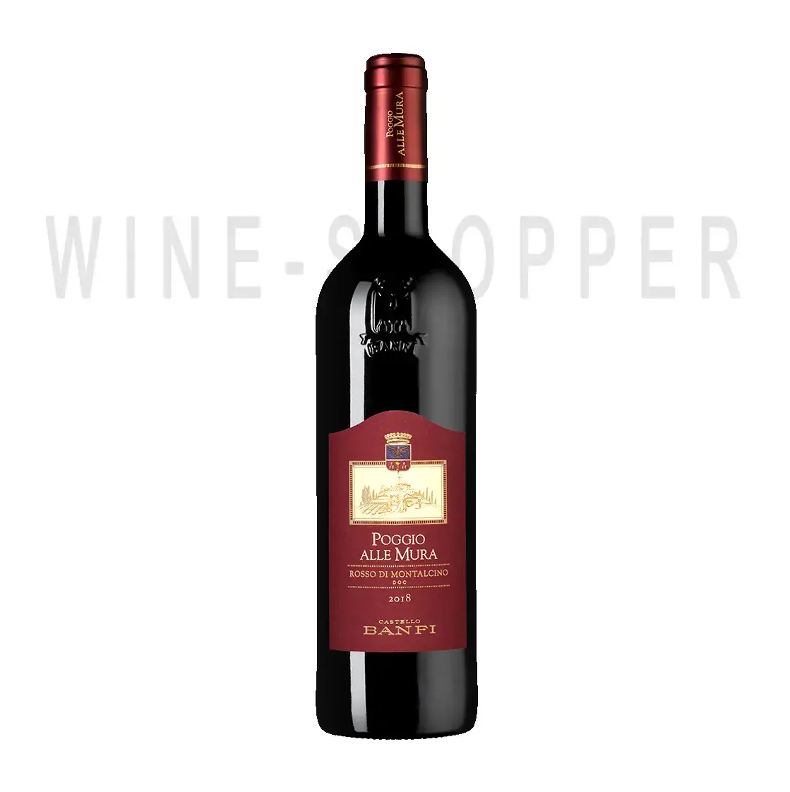 Вино Castello Banfi Poggio alle Mura Rosso di Montalcino DOC 2020 0.75 л
