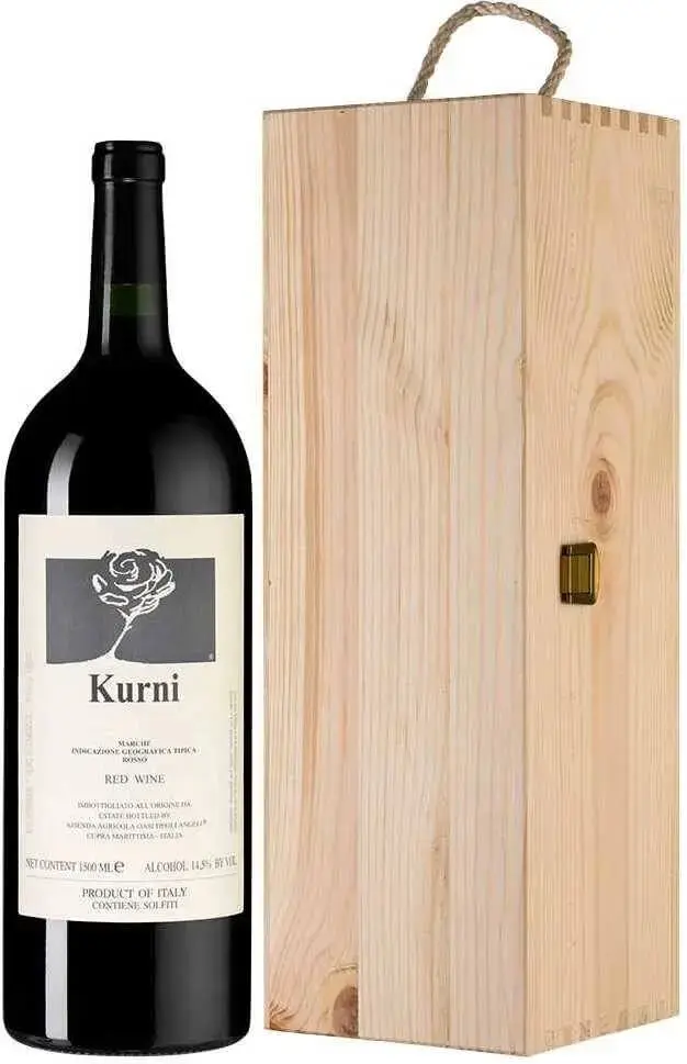 Вино Oasi degli Angeli Kurni Marche Rosso IGT, 2020, wooden box, 1.5 л