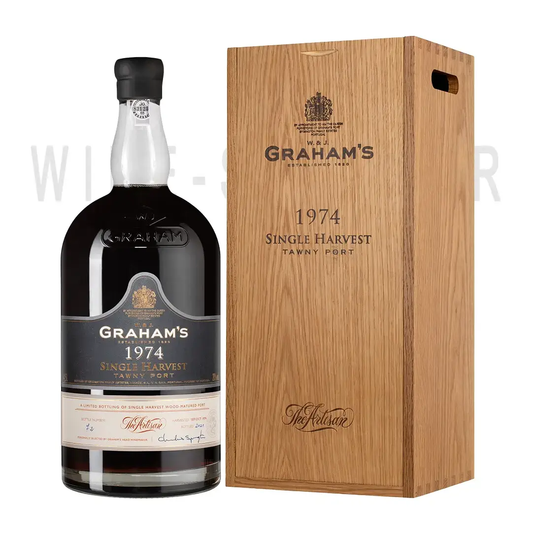 Портвейн Graham's Single Harvest Tawny Port 1974 wooden box 4.5 л