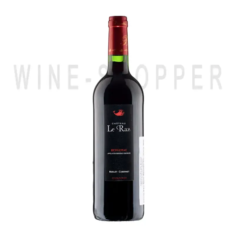 Вино Chateau Le Raz Bergerac AOC Rouge 2020 0.75 л