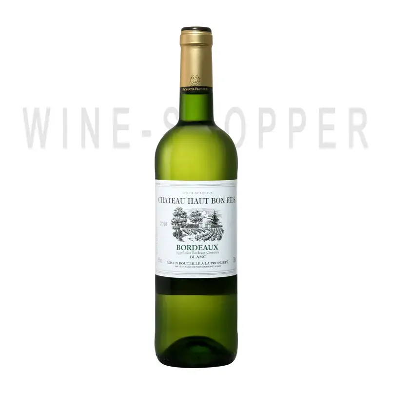 Вино Chateau Haut Bon Fils Blanc Bordeaux AOC 2020 0.75 л
