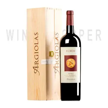 Вино Korem Isola dei Nuraghi IGT wooden box 2019 1.5 л