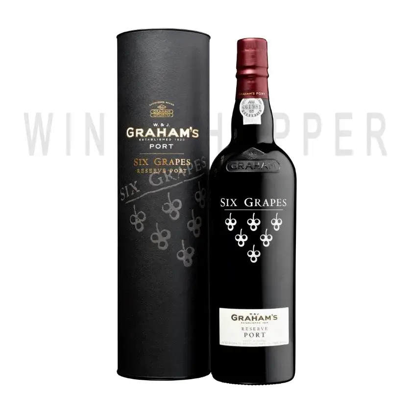 Портвейн Graham's Six Grapes Reserve Port in a gift box 0.75 л