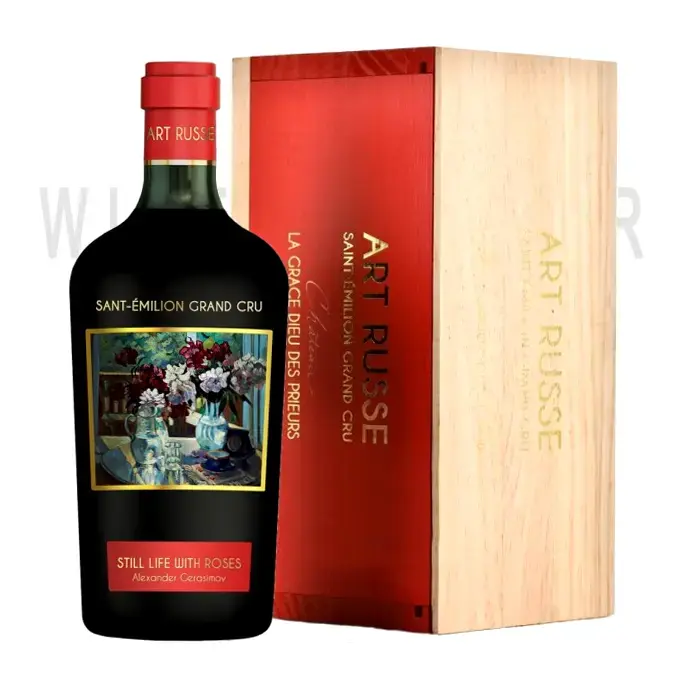 Вино Chateau La Grace Dieu des Prieurs Saint-Emilion Grand Cru AOC wooden box 2016 1.5 л