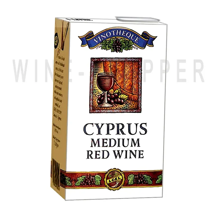 Вино Loel Vinotheque Cyprus​​​​​​​ Medium Red Tetra Pak 1 л