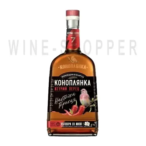 Ликер Минск Кристалл Коноплянка Жгучий Перец настойка горькая 0.5 л