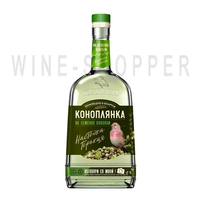 Ликер Коноплянка На Семенах Конопли настойка горькая 0.5 л