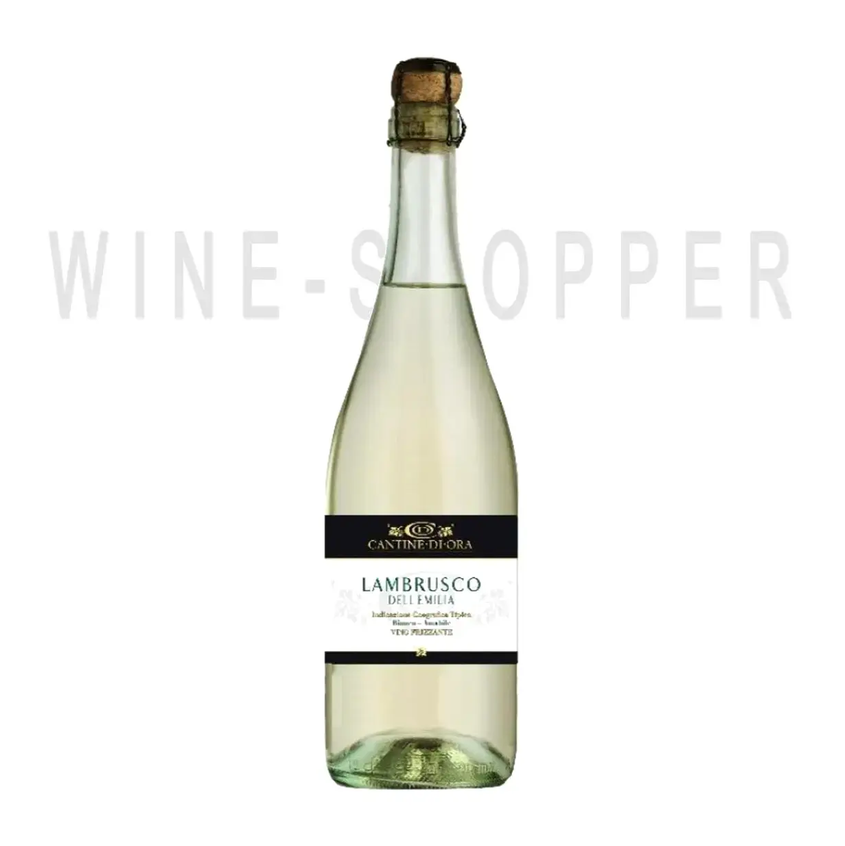 Игристое вино Cantine Di Ora Lambrusco Dell'Emilia Blanco Semidulce 2021 0.75 л