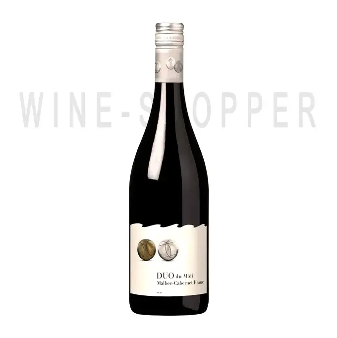 Вино LGI DUO du Midi Malbec-Cabernet Franc Pays d'Oc IGP 2021 0.75 л
