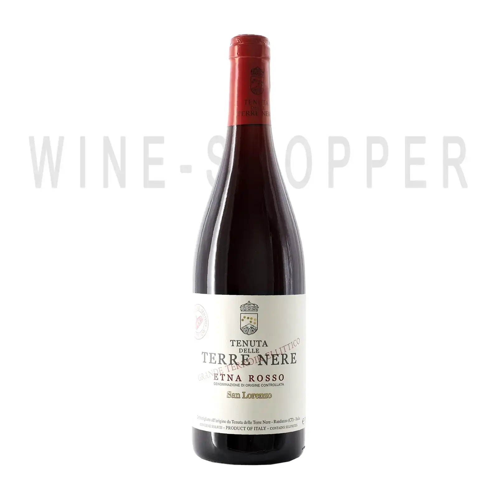 Вино Tenuta delle Terre Nere San Lorenzo Etna Rosso DOC 2020 0.75 л