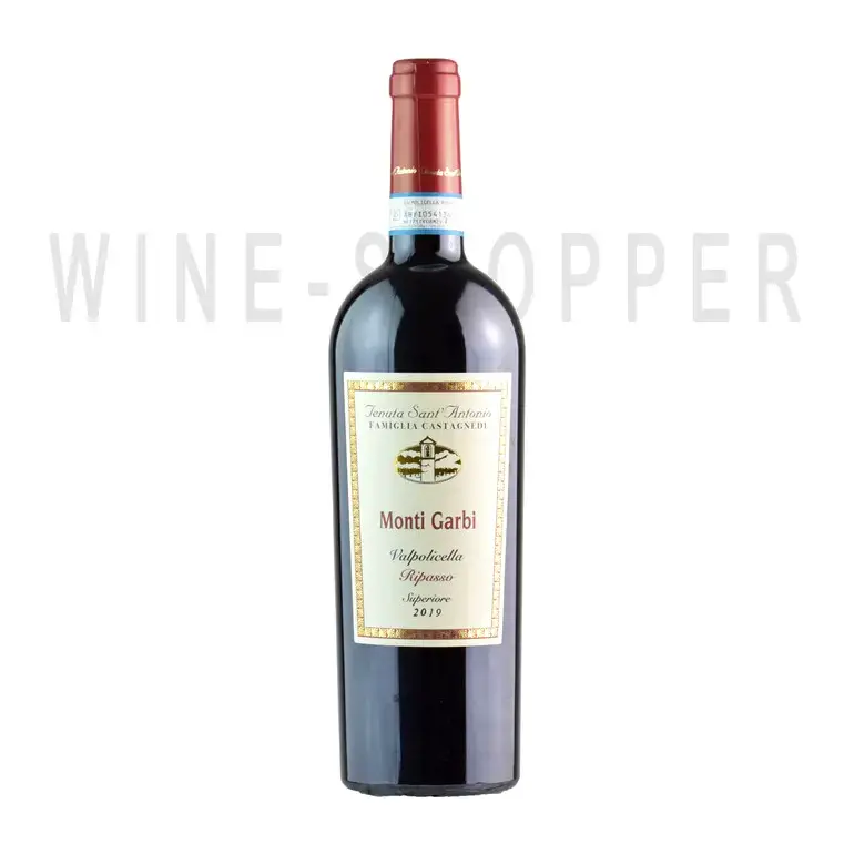 Вино Tenuta Sant'Antonio Monti Garbi Valpolicella Superiore DOC Ripasso 2019 0.75 л