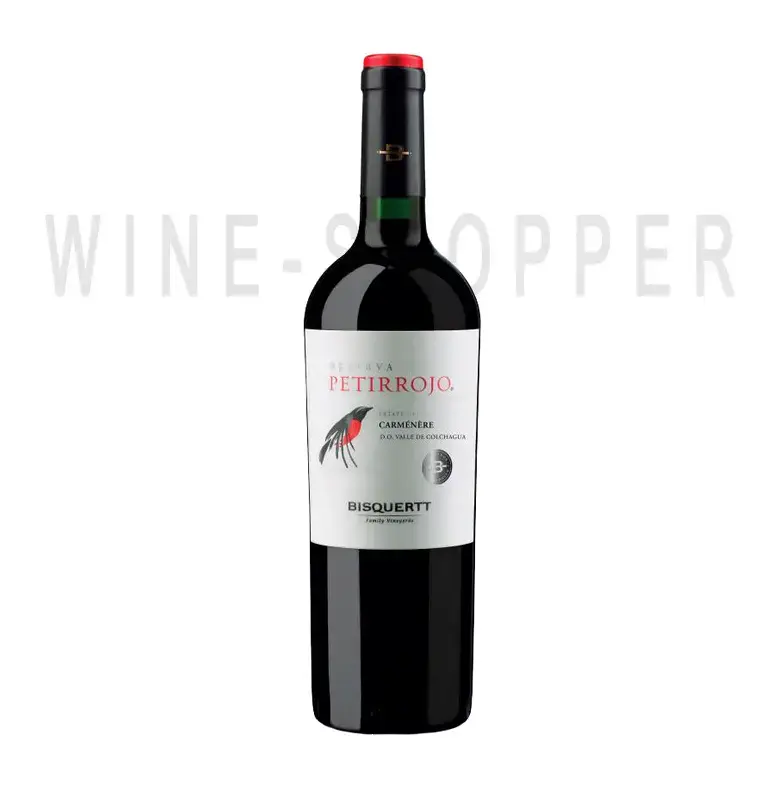 Вино Bisquertt Petirrojo Reserva Carmenere Colchagua Valley DO 2021 0.75 л