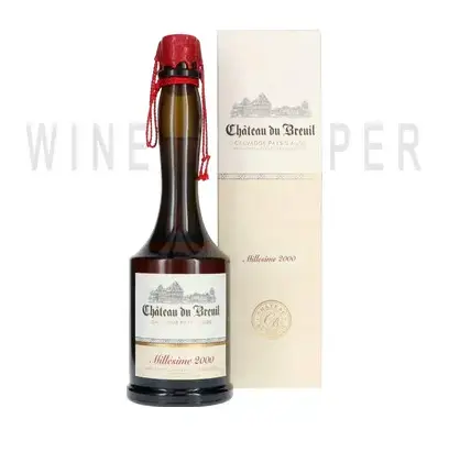 Кальвадос Chateau du Breuil Millesime Pays d'Auge AOC 2000 gift box 0.7 л