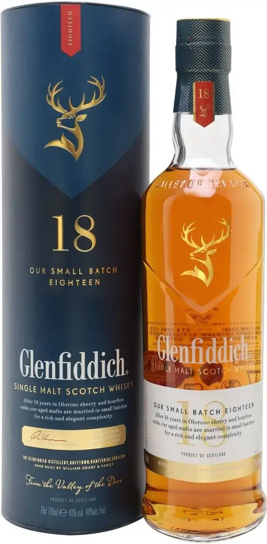 Виски Glenfiddich 18 Years Old, in tube, 0.75 л