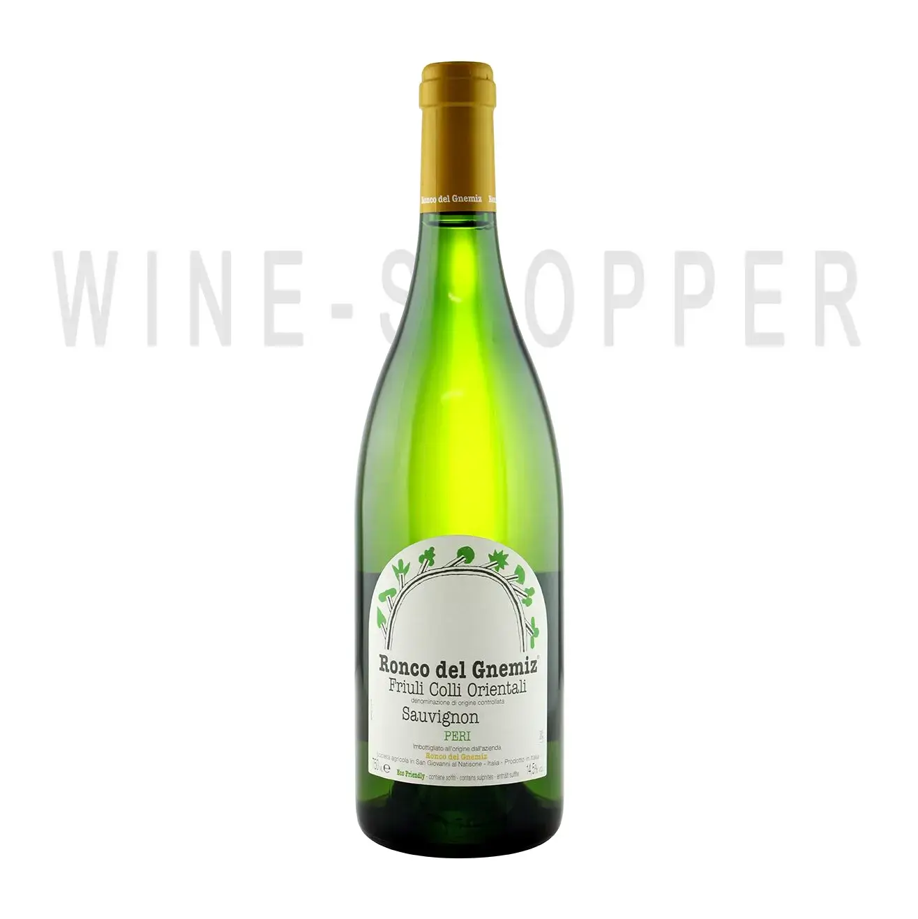 Вино Ronco Del Gnemiz Sauvignon Peri Colli Orientali del Friuli DOC 2020 0.75 л