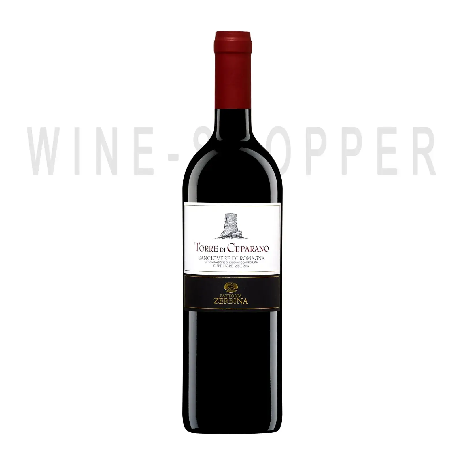 Вино Fattoria Zerbina Sangiovese di Romagna Superiore Torre di Ceparano 2017 0.75 л
