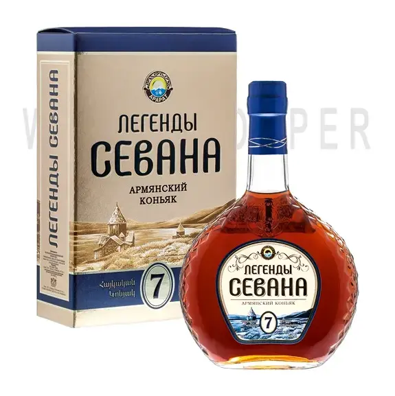 Коньяк Legends of Sevan 7 Years Old gift box 0.5 л