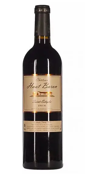 Вино Chateau Haut Baron AOC Saint-Estephe, 2014, 0.75 л