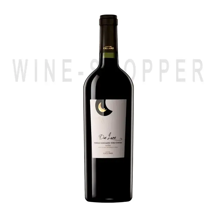 Вино Cantine Cellaro Due Lune Nerello Mascalese-Nero D'Avola Sicilia IGT 0.75 л