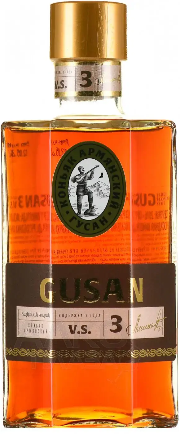Коньяк Gusan 3 Years Old, 0.5 л