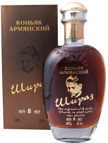 Коньяк Шираз ХО, 8 лет, в подарочной коробке, 0.5 л