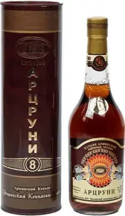 Коньяк Арцруни 8-летний, в тубе, 0.5 л