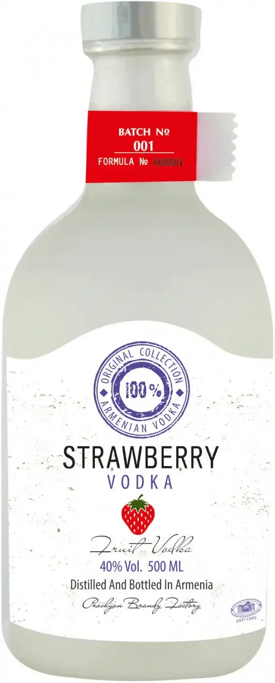Водка Hent Strawberry, 0.5 л